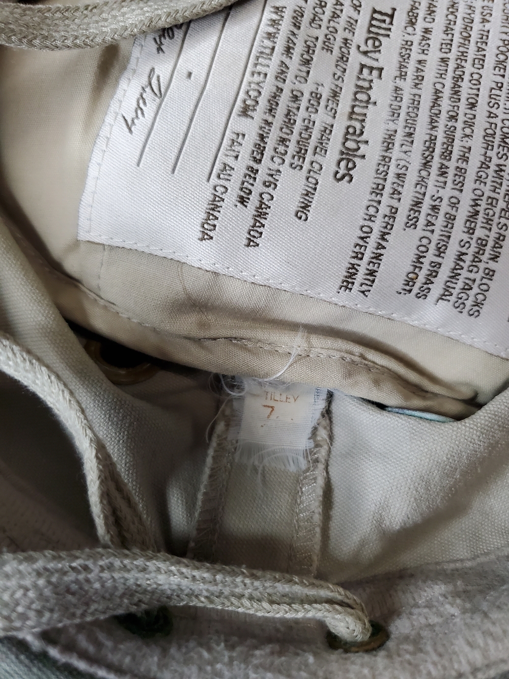 Tilley Beige Hat - Picture 7 of 8